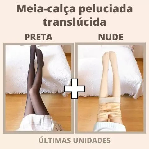 Meia-calça Peluciada Metta™  - COMPRE 1, LEVE 2 + Brinde