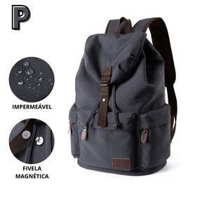 Mochila Vintage para Notebook - Impermeável