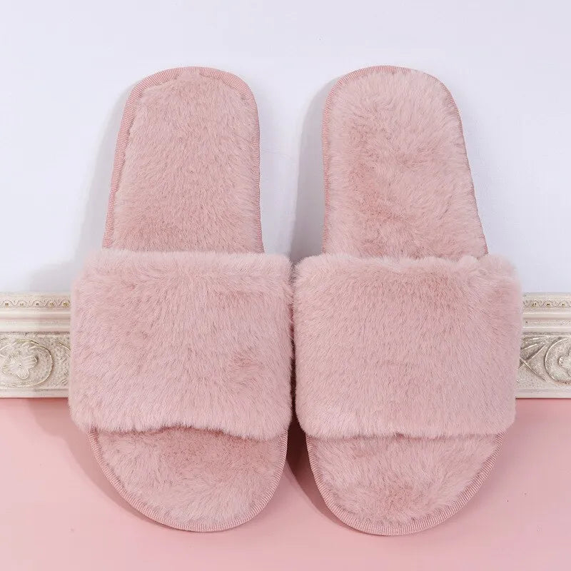 Chinelo Peludinho Antiderrapante