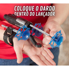 Kit Luva Do Homem Aranha Lança Teia + Máscara COM LED